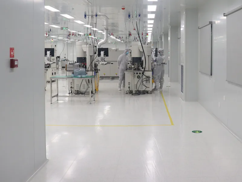 北京首净承建的天津光宝电子洁净间建设项目现场图