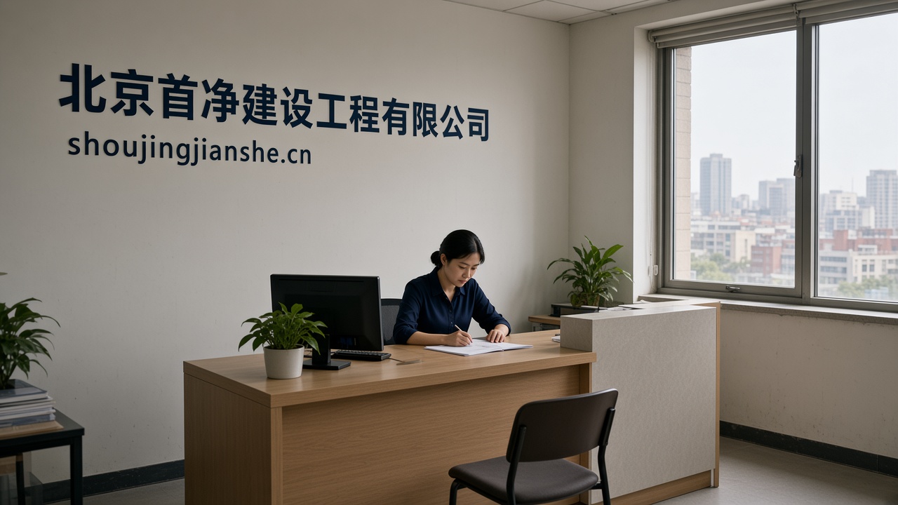 首净建设办公室前台